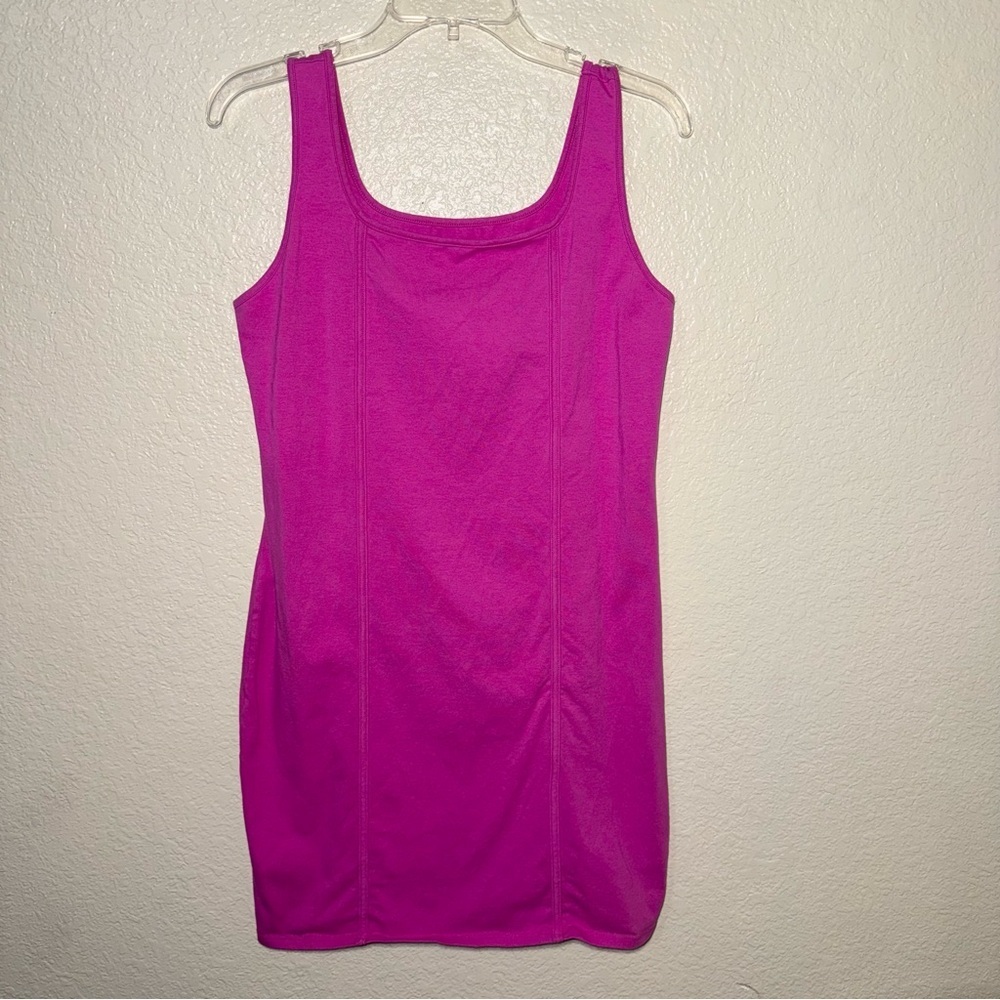 Wild Fable Women’s Bodycon Mini Dress XXL Pink Magenta Sleeveless Square Neck